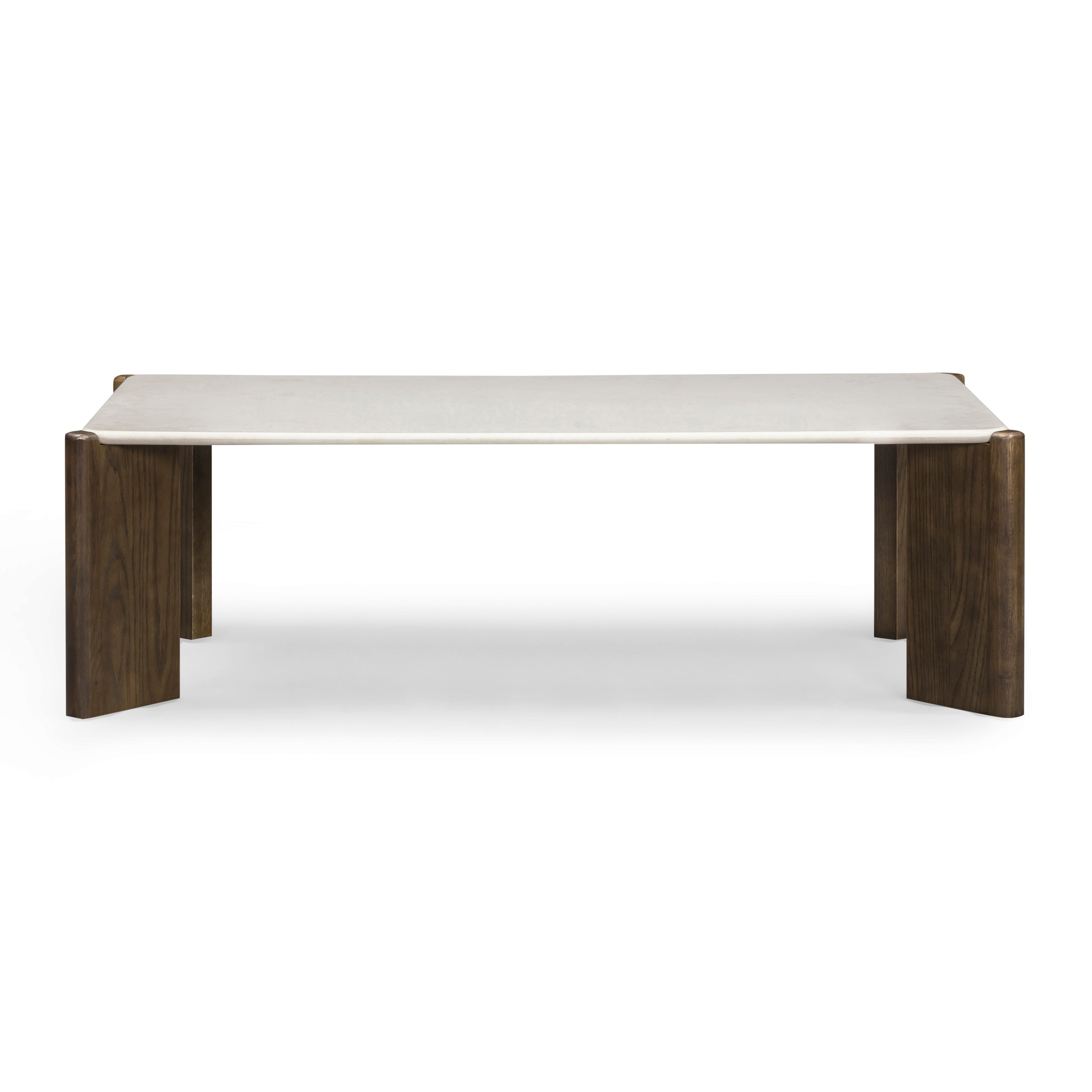 Restis 52 Cream Quartz Rectangular Coffee Table