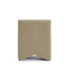Pippa Taupe Vegan Mohair Accent Stool
