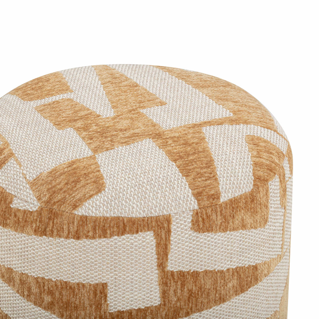 Bisou Jacquard Ottoman