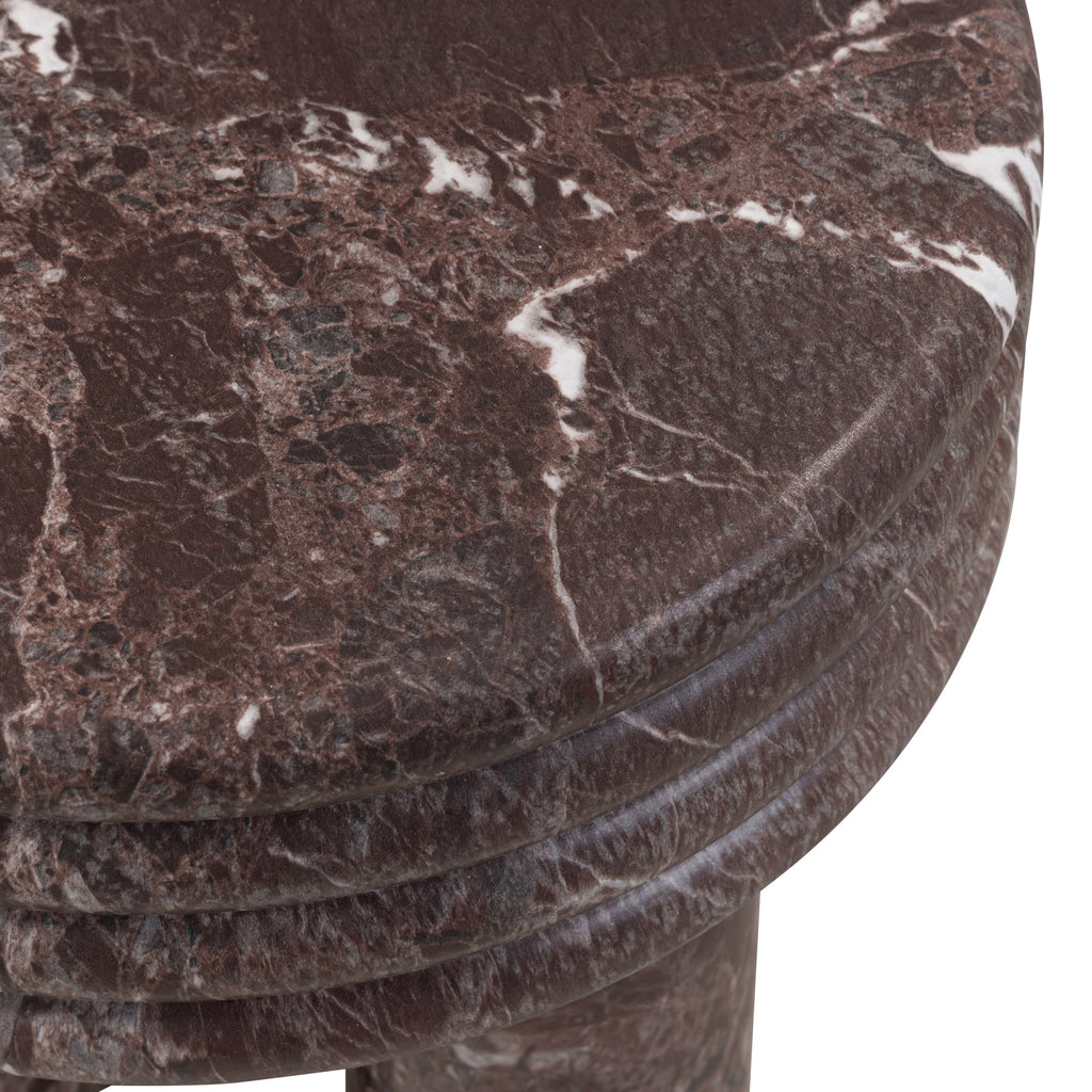 Delta Concrete Indoor/Outdoor Round Side Table