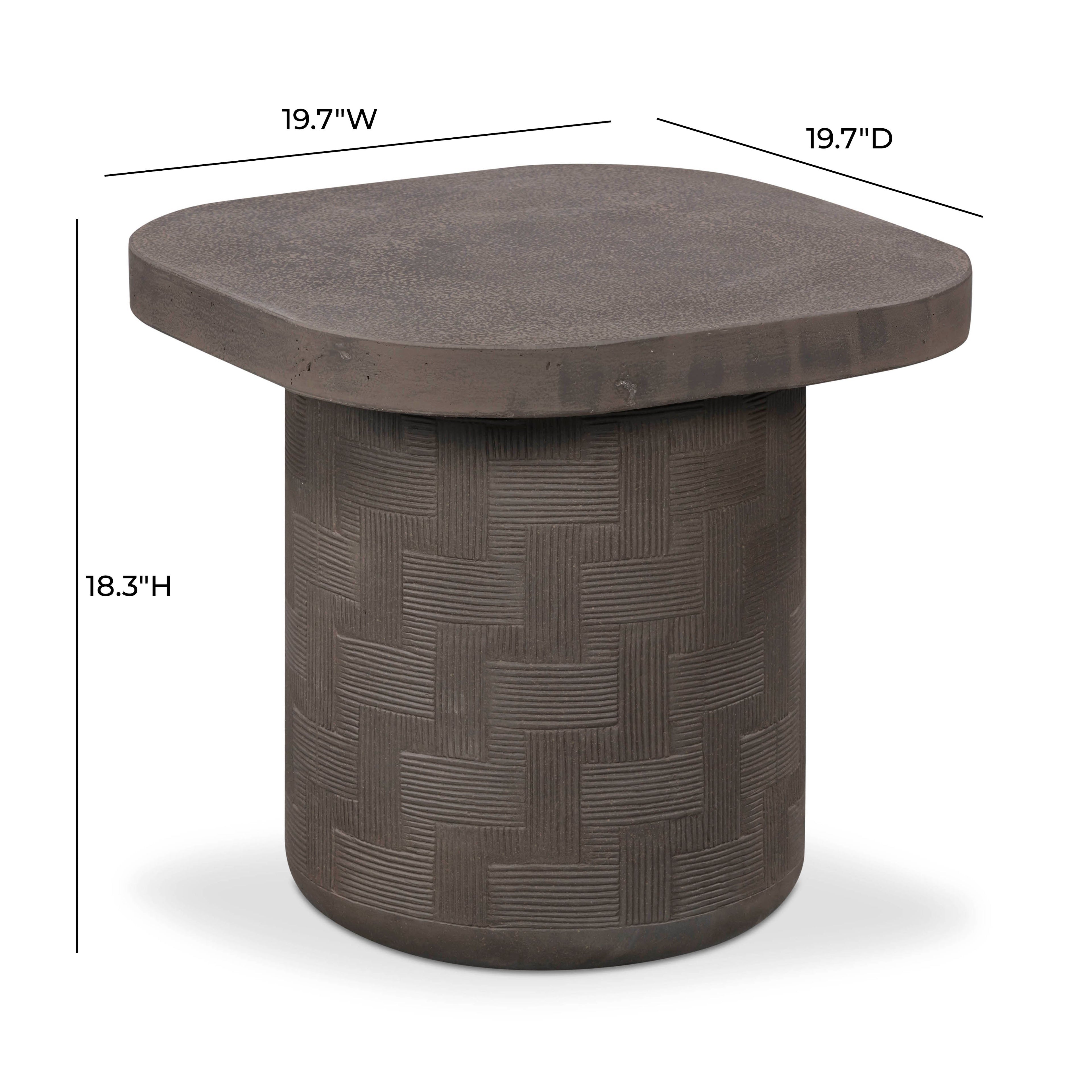 Suraya Indoor/Outdoor Concrete Side Table