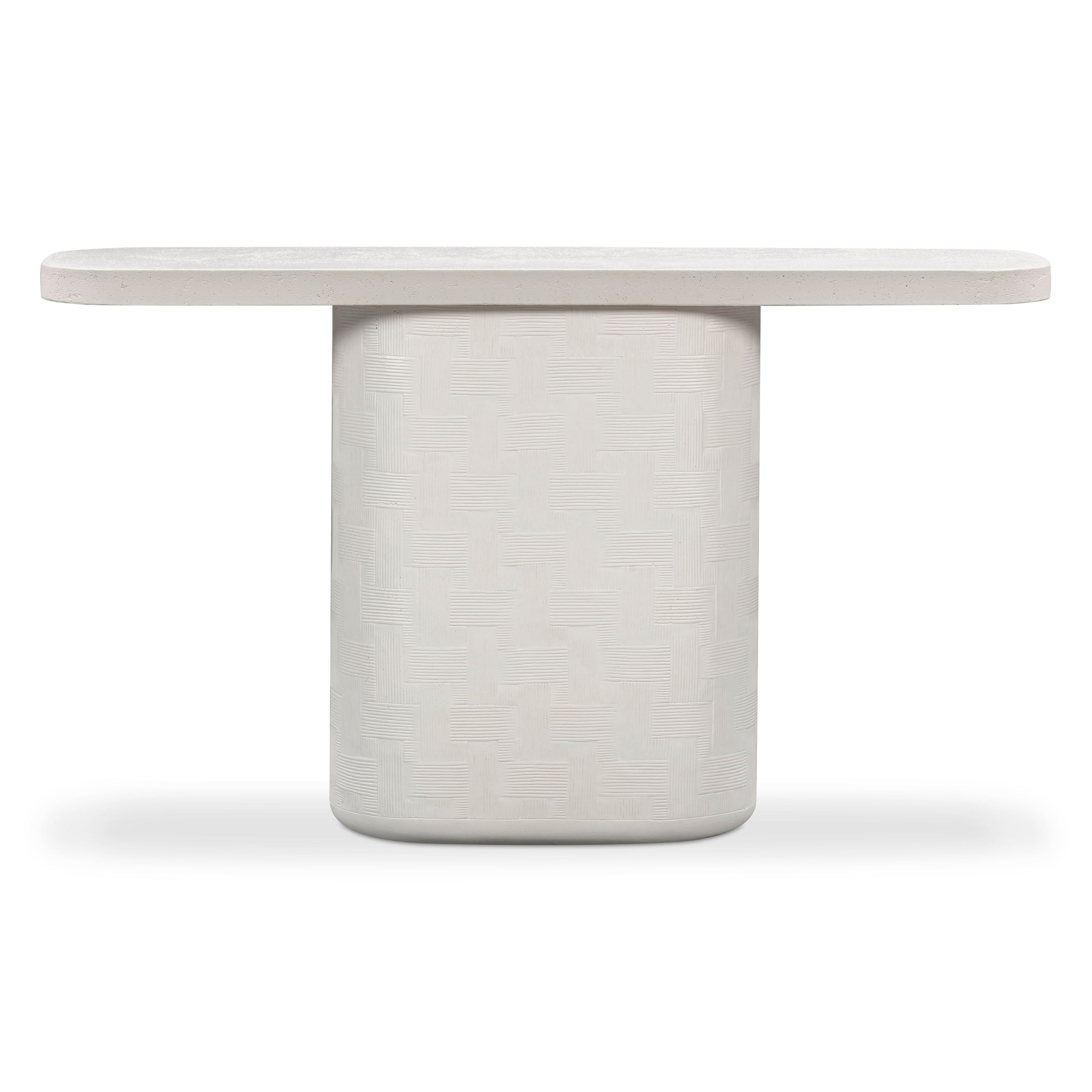 Suraya 55 Indoor/Outdoor Concrete Console Table