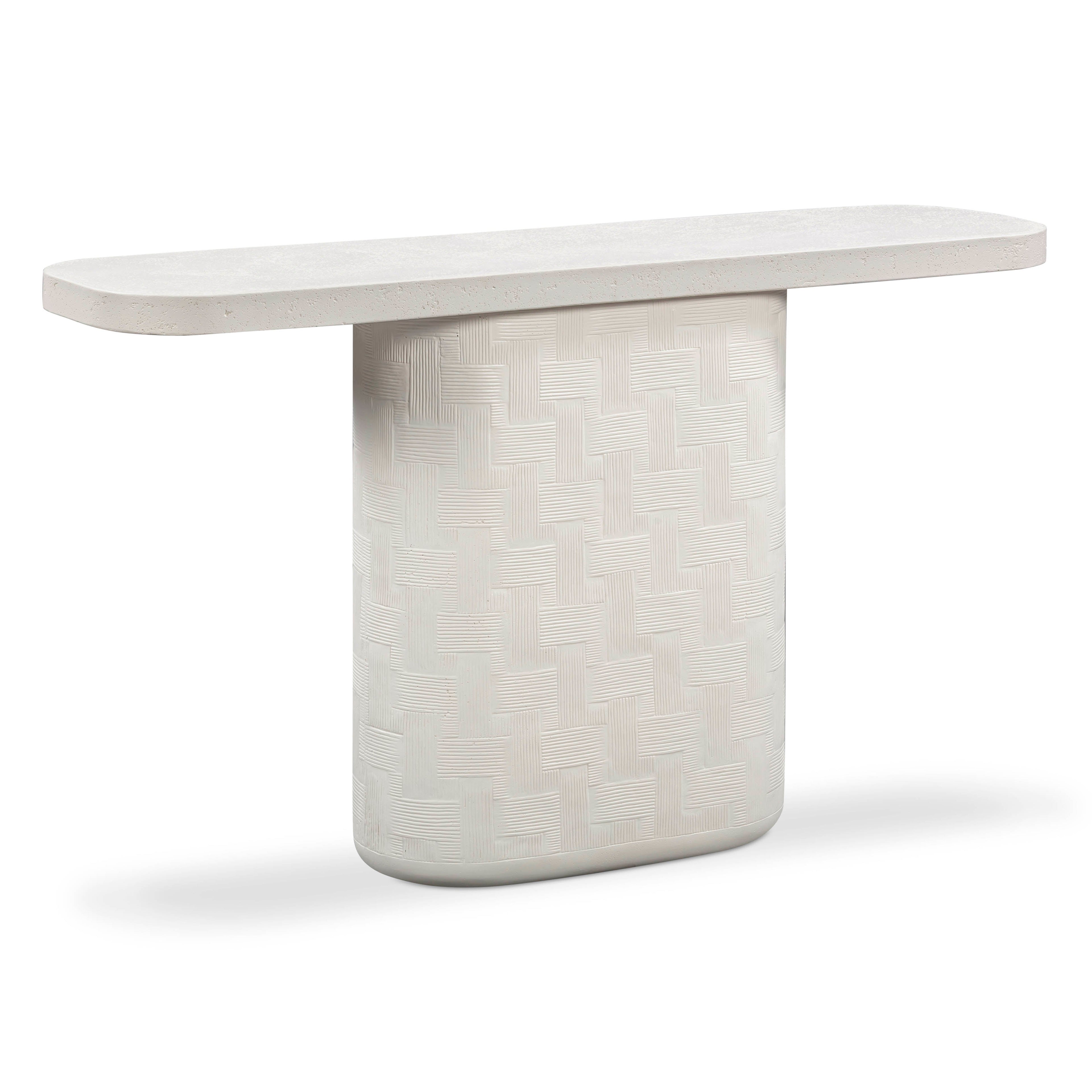 Suraya 55 Indoor/Outdoor Concrete Console Table