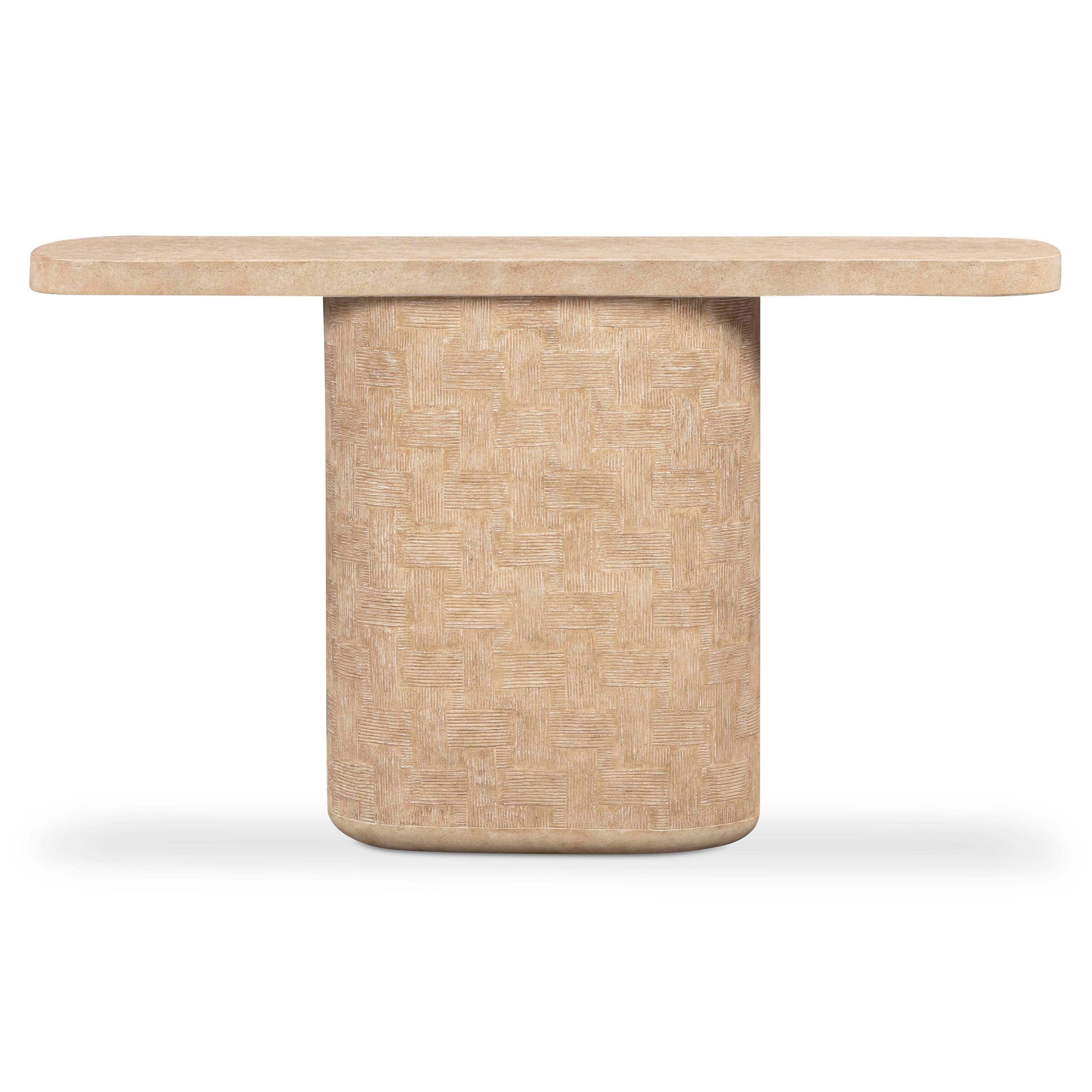 Suraya 55 Indoor/Outdoor Concrete Console Table