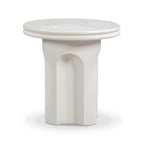 Cassandra Ivory Indoor/Outdoor Concrete Side Table