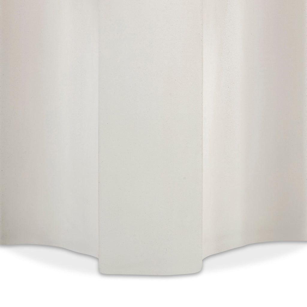 Cassandra Ivory Indoor/Outdoor Concrete Side Table
