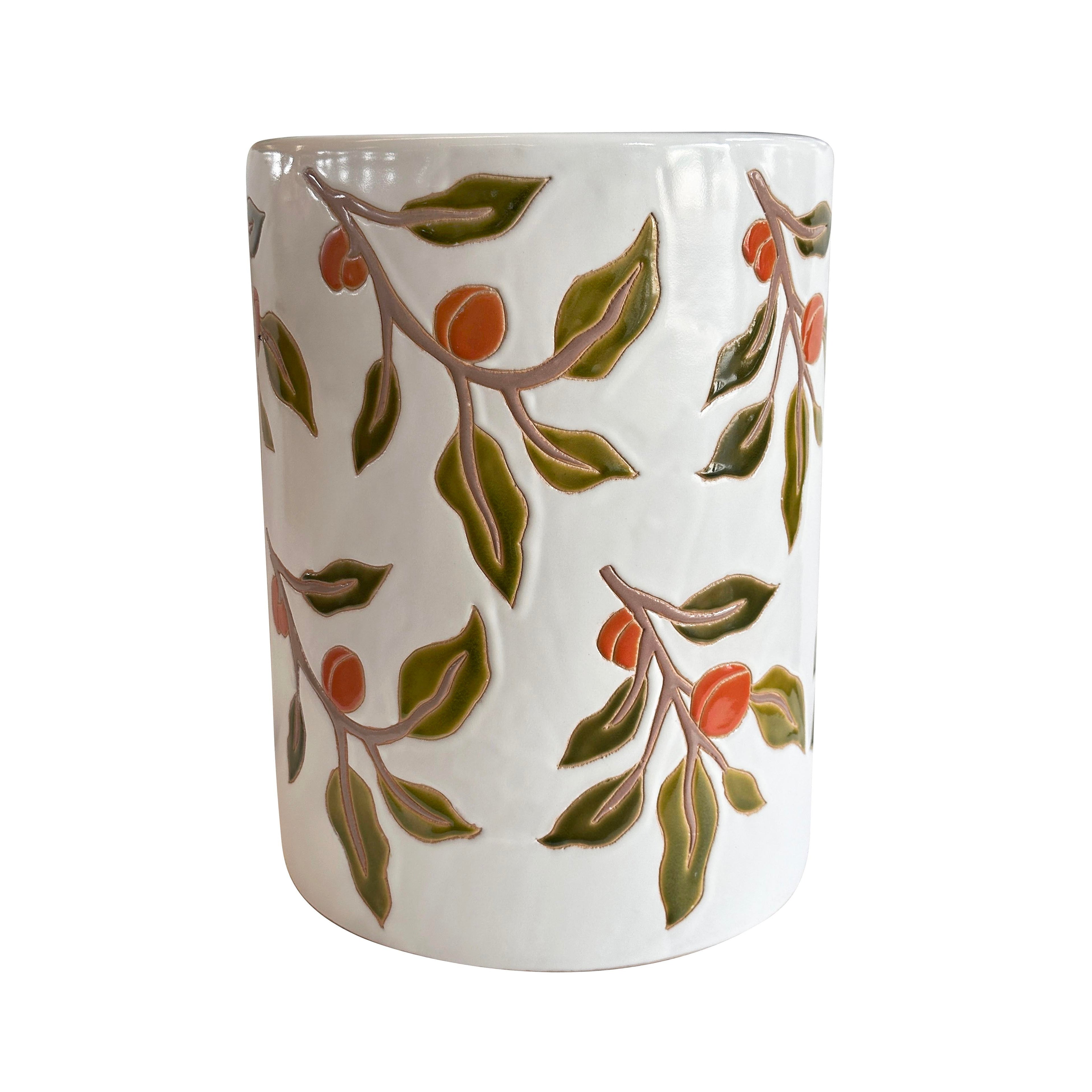 Tempest Citrus Indoor/Outdoor Ceramic Table