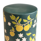 Tempest Citrus Indoor/Outdoor Ceramic Table