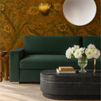 Hades 47 Black Faux Marble Indoor/Outdoor Concrete Coffee Table