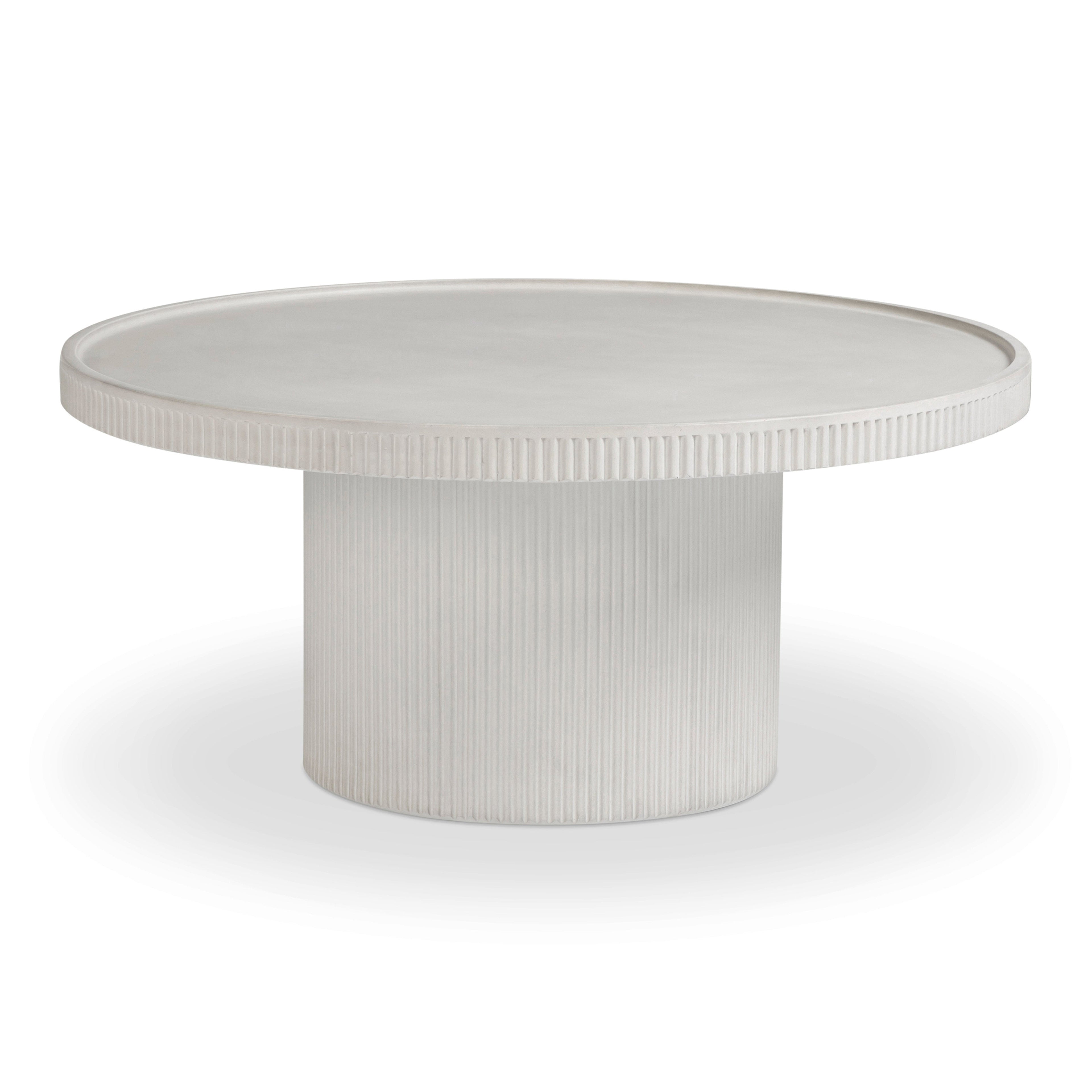 Darcy 36 Concrete Indoor/Outdoor Round Coffee Table