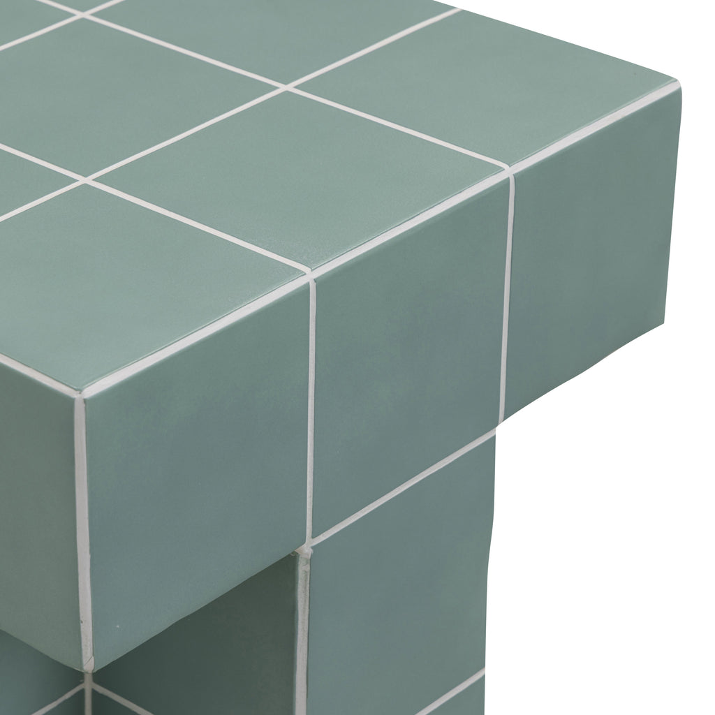 Alma Tile Concrete Indoor/Outdoor Side Table