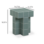Alma Tile Concrete Indoor/Outdoor Side Table