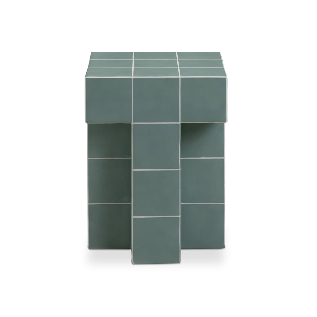 Alma Tile Concrete Indoor/Outdoor Side Table