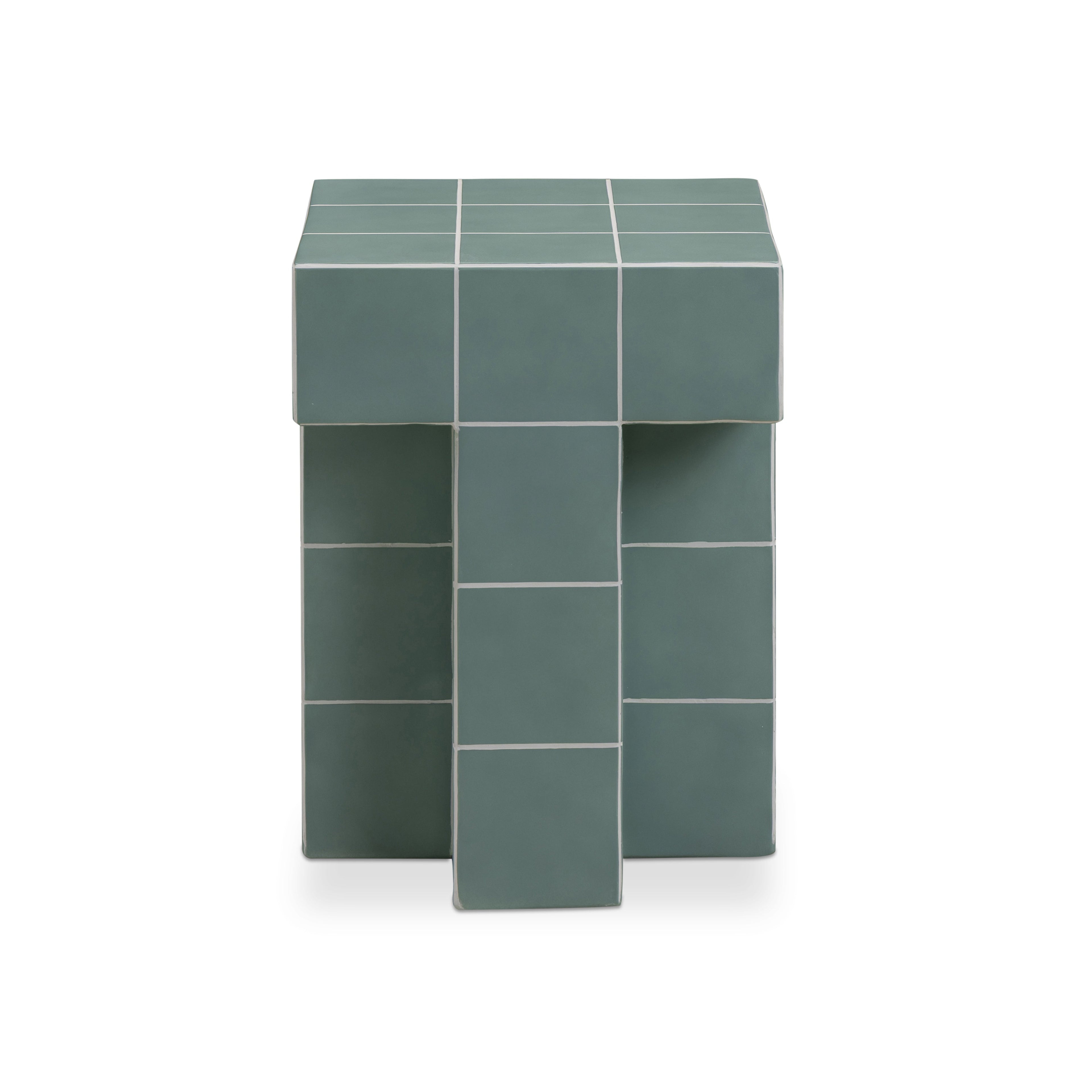 Alma Tile Concrete Indoor/Outdoor Side Table