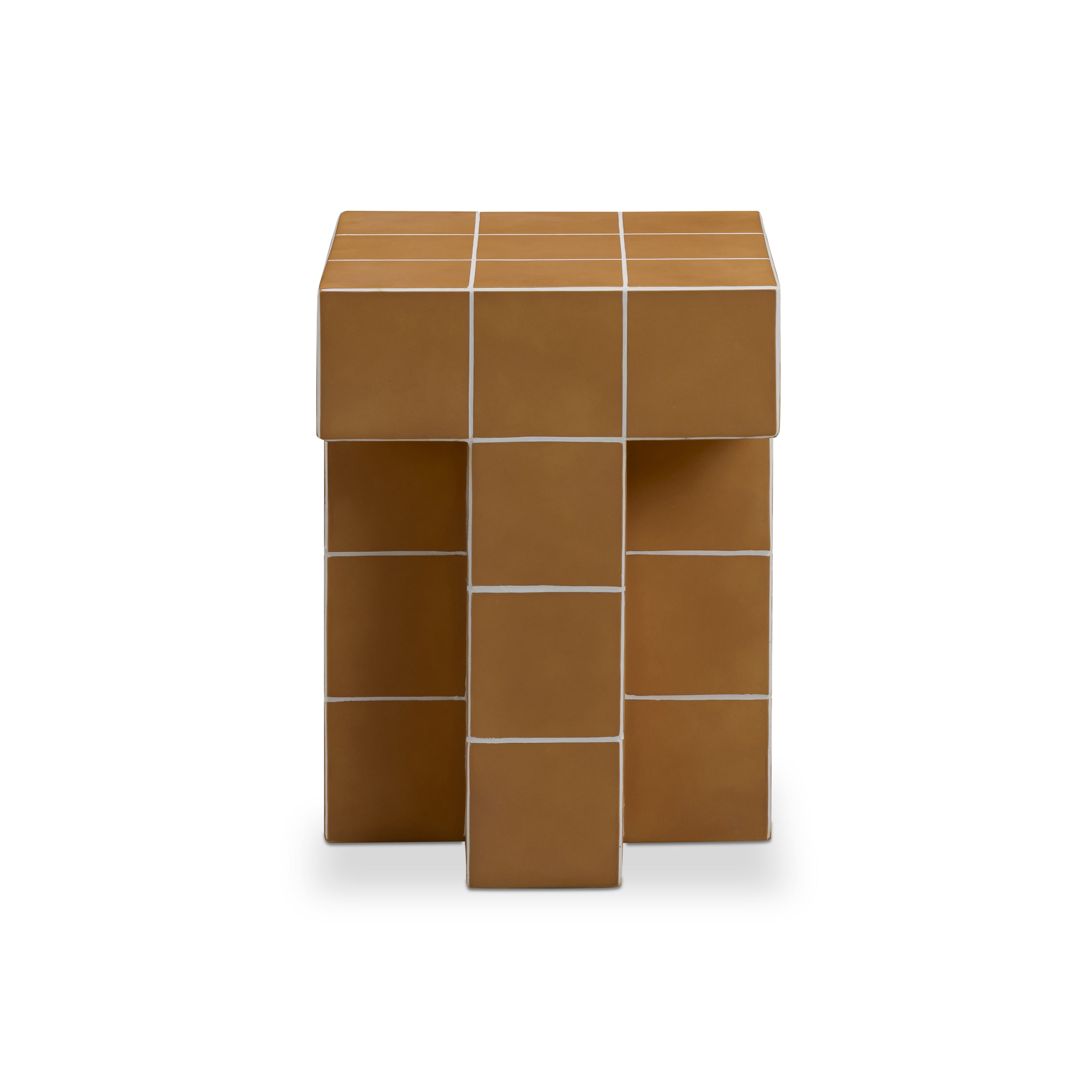 Alma Tile Concrete Indoor/Outdoor Side Table