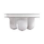 Jasper 33 White Glossy Round Coffee Table