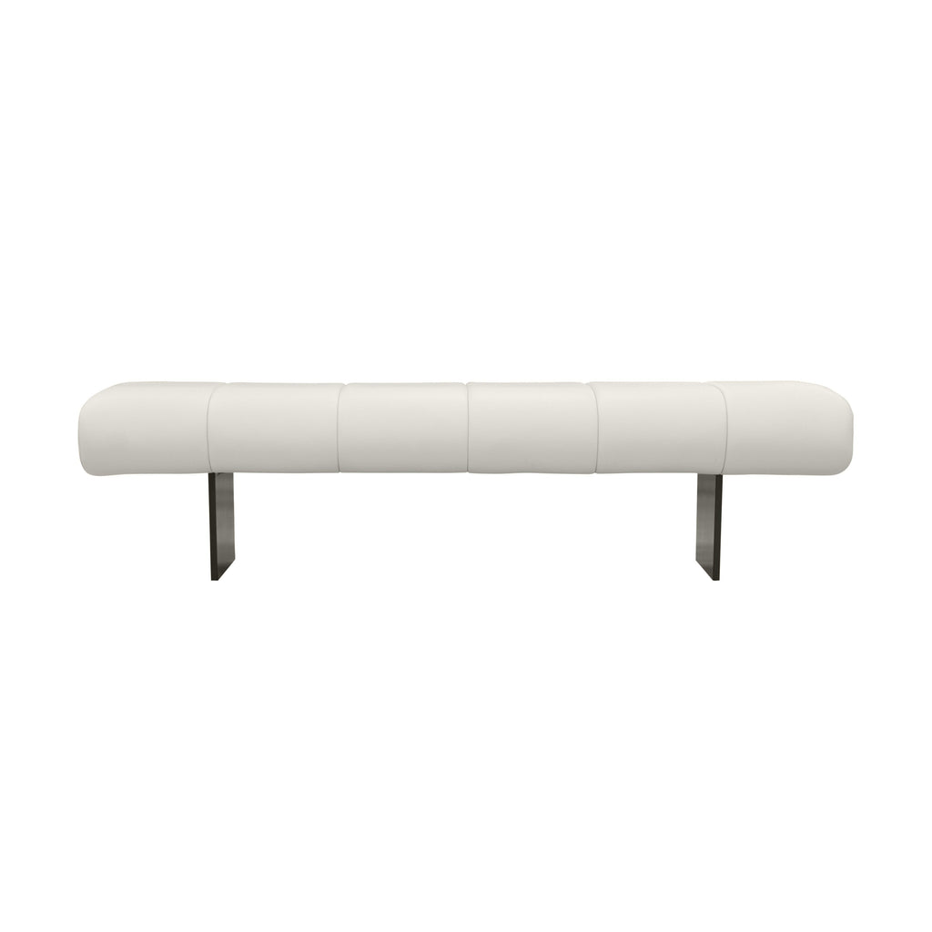 Karol 59.5 Cream Performance Vegan Leather Bench