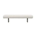 Karol 59.5 Cream Performance Vegan Leather Bench