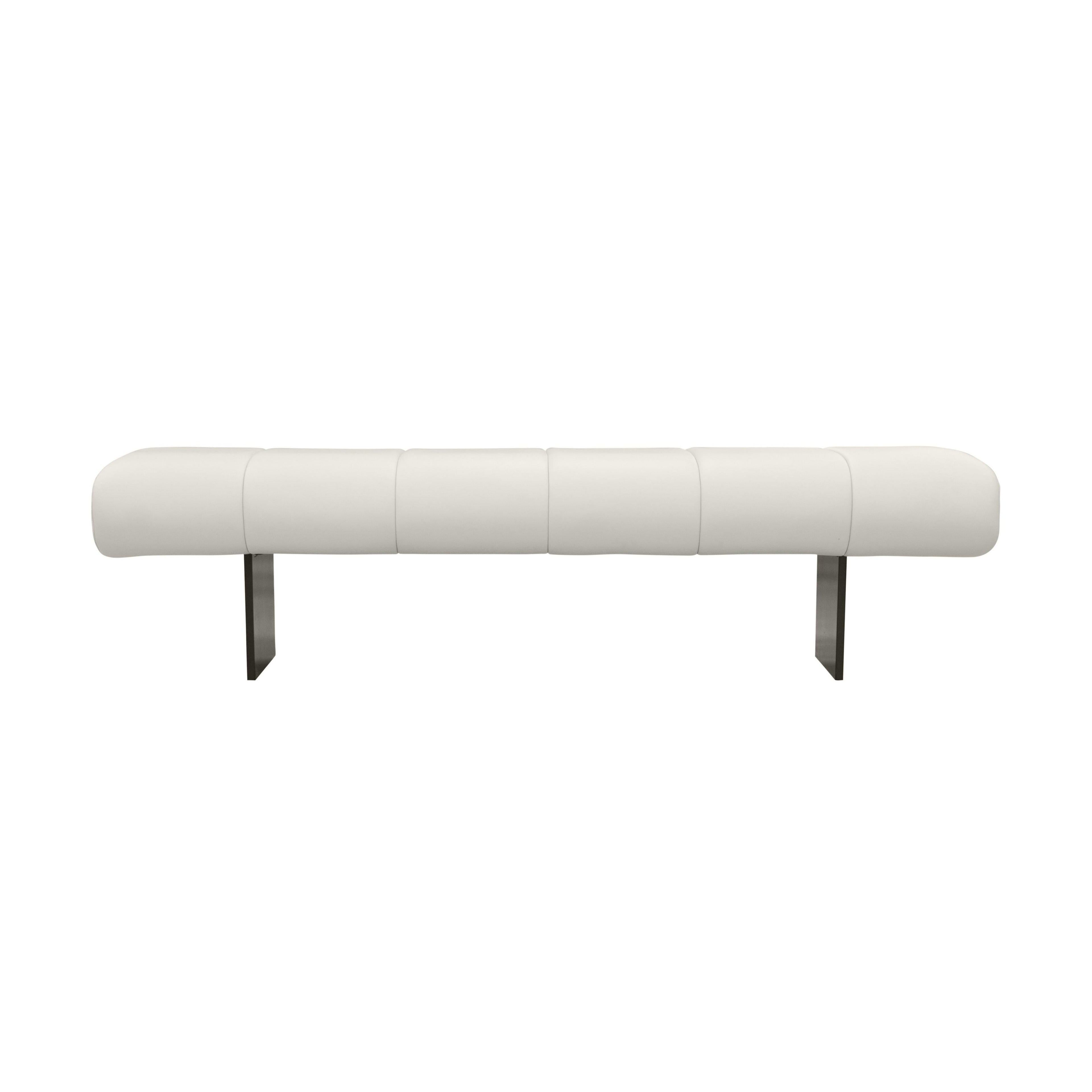 Karol 59.5 Cream Performance Vegan Leather Bench
