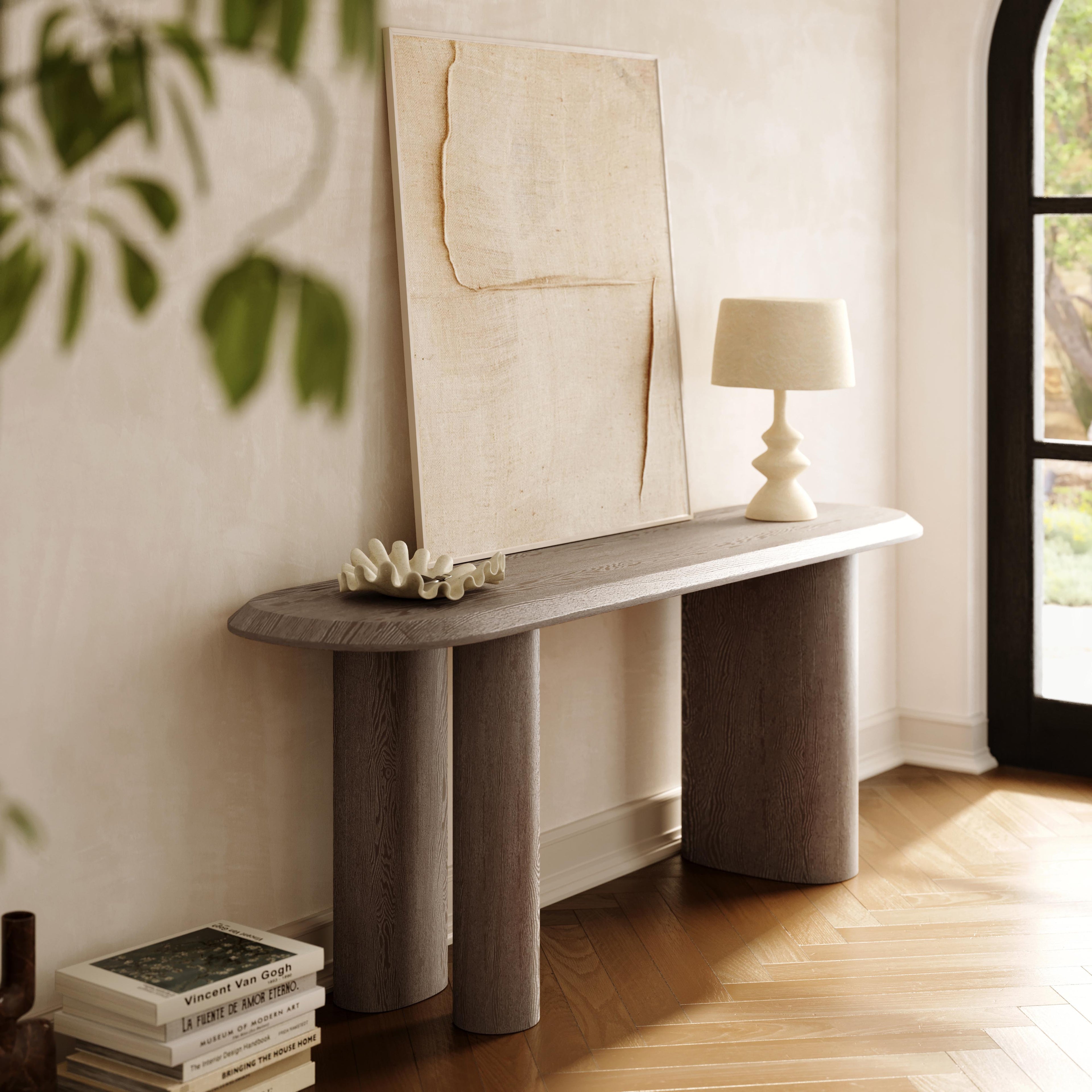 Rhema 71 Washed Ash Console Table