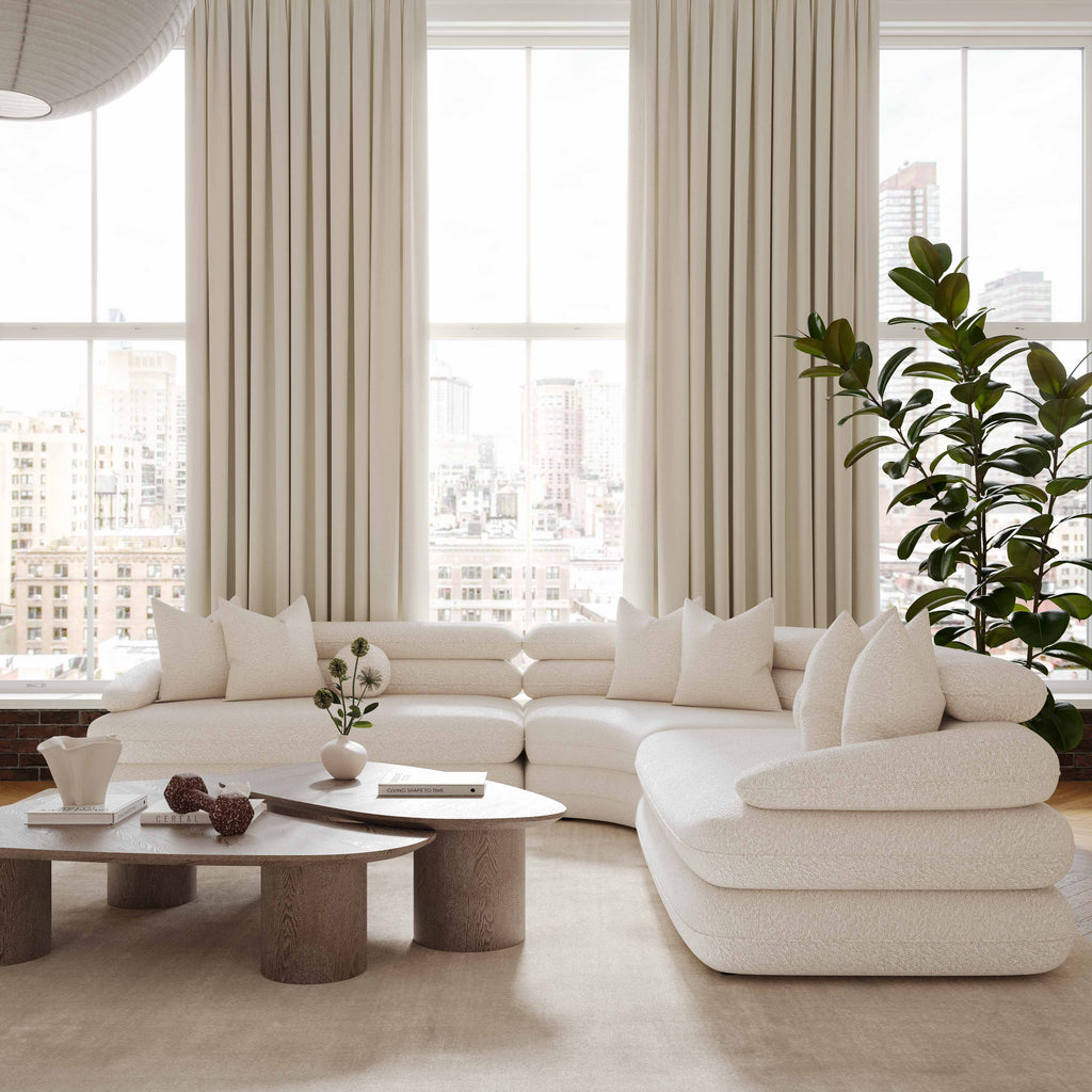 Rhema 55 Washed Ash Organic Low Coffee Table