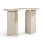 Clementine 48 Faux Travertine Console Table