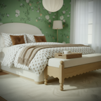 Thelma 56 Cream Performance Basketweave Bench