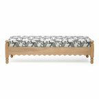 Thelma 56 Leopard Jacquard Bench