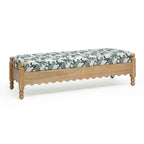 Thelma 56 Leopard Jacquard Bench