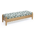 Thelma 56 Leopard Jacquard Bench