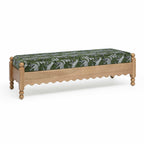 Thelma 56 Leopard Jacquard Bench