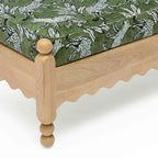Thelma 56 Leopard Jacquard Bench