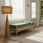 Thelma 56 Leopard Jacquard Bench