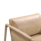 Chakka Genuine Leather Accent Chair