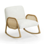 Bonney Cream Performance Fabric Rocking Chair