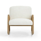 Bonney Cream Performance Fabric Rocking Chair