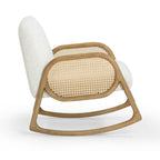 Bonney Cream Performance Fabric Rocking Chair