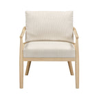 Dixie Cream Performance Corduroy Accent Chair