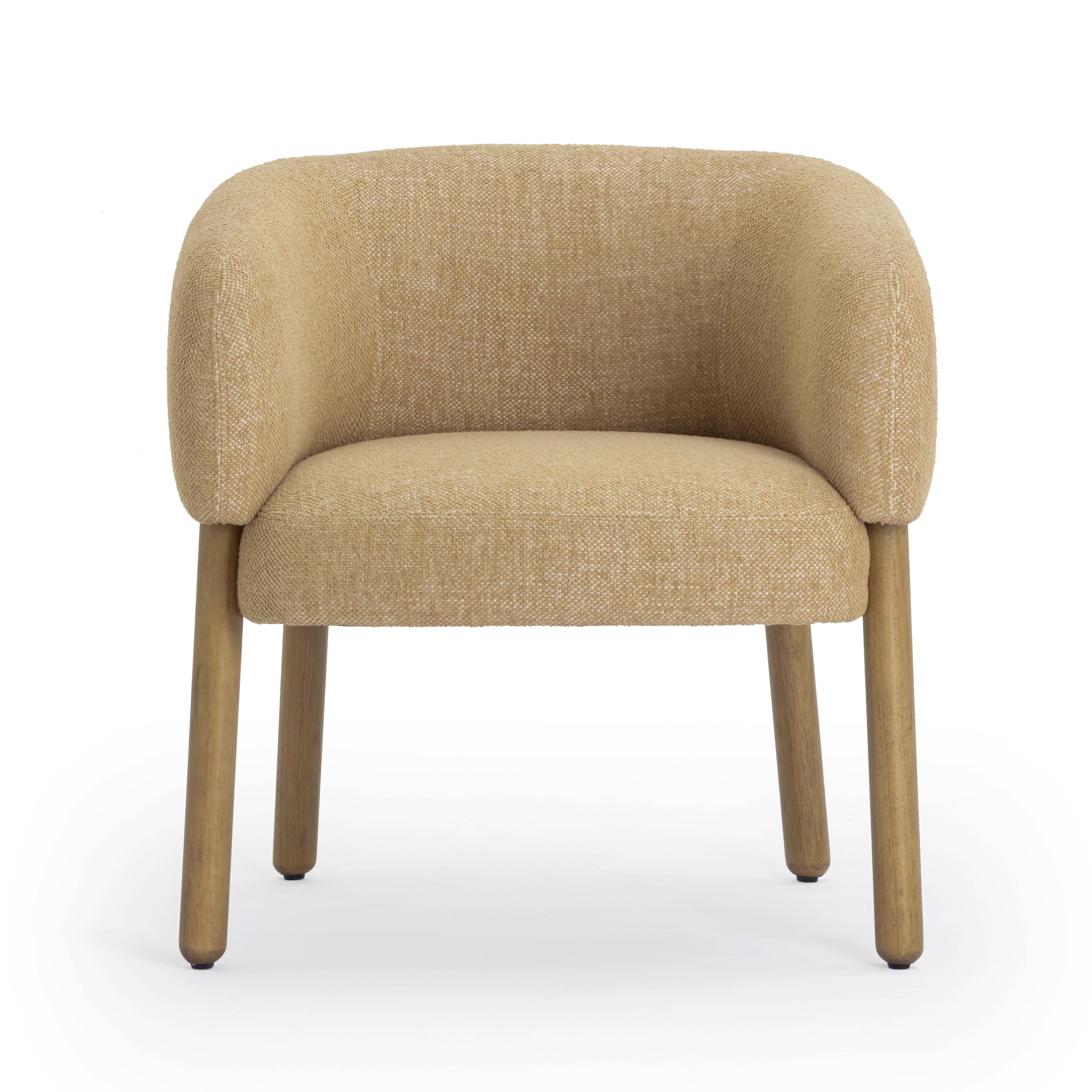 Foxy Textured Performance Fabric Accent Chair