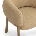 Foxy Textured Performance Fabric Accent Chair