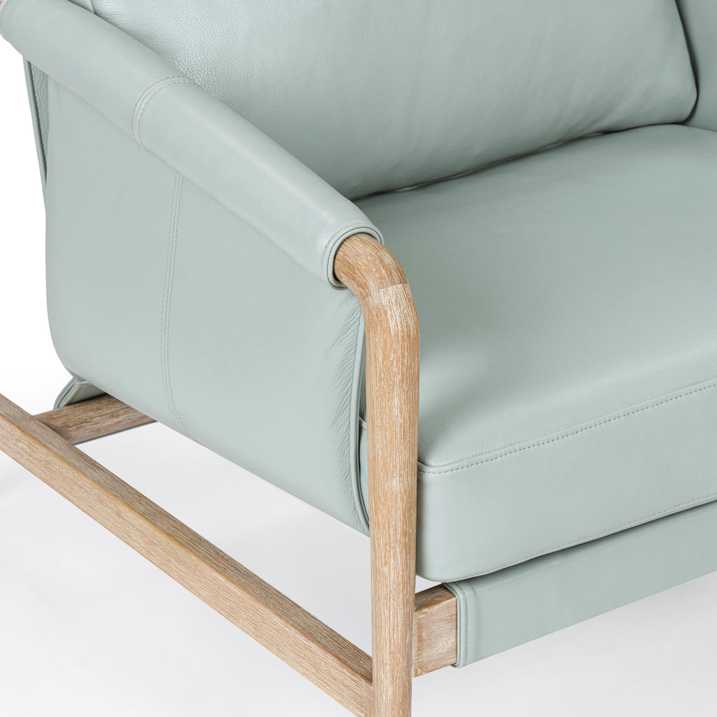 Chakka Genuine Leather Accent Chair