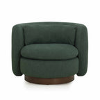 Nura Chenille Swivel Accent Chair