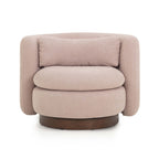 Nura Chenille Swivel Accent Chair