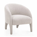 Kris Warm Grey Boucle Accent Chair