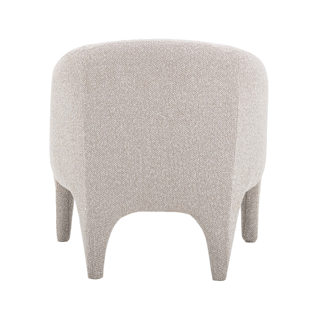 Kris Warm Grey Boucle Accent Chair