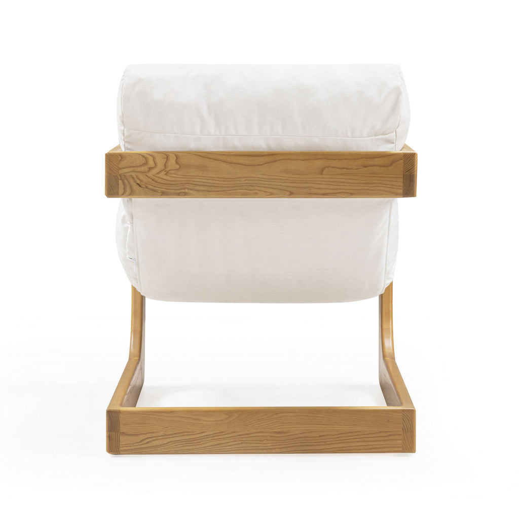 Palma Upcycled Fabric Accent Chair