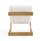 Palma Upcycled Fabric Accent Chair