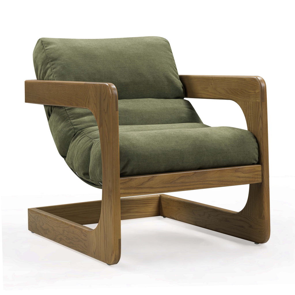 Palma Upcycled Fabric Accent Chair