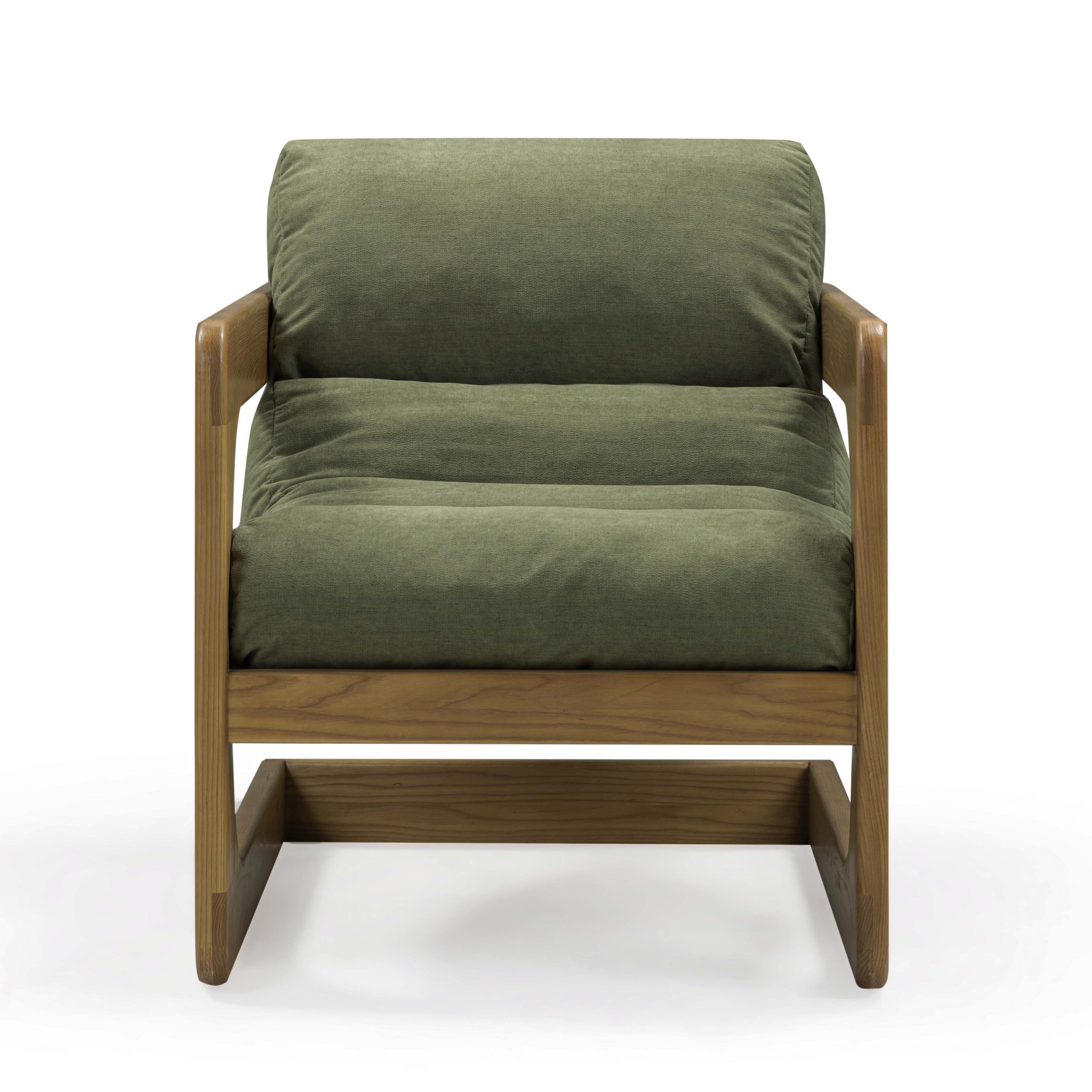 Palma Upcycled Fabric Accent Chair