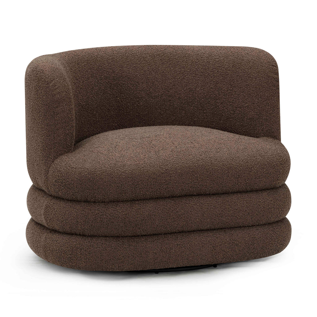 Astor Heavy Boucle Swivel Hotel Lounge Chair